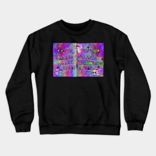 Cute Ouija Board [GLITCHED] Crewneck Sweatshirt